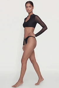 Ruched Back Bikini Bottoms