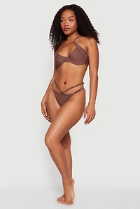 Double Strap Swim Tanga Bottoms
