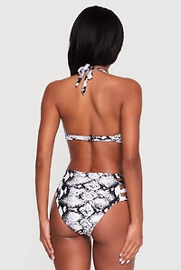 Mesh Detail Caged Side One Piece Swimsuit
