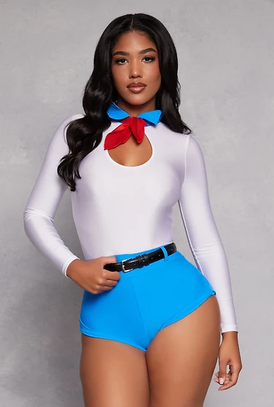 Womens Mystery Leader Babe Costume, Multi, Size XL