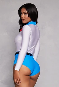 Womens Mystery Leader Babe Costume, Multi, Size XL