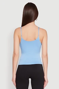 Womens Double Layered Cropped Cami,