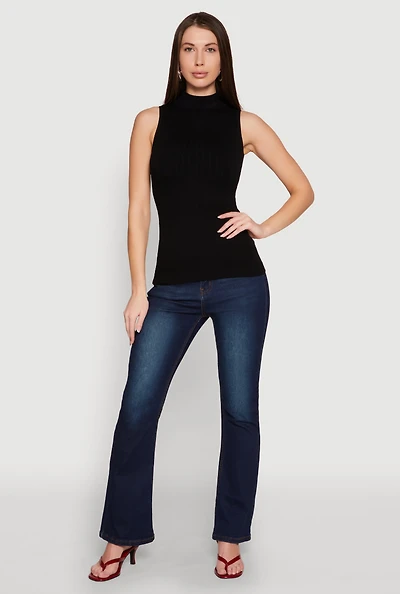 Seamless Mock Neck Tank Top
