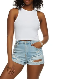 Seamless Ribbed Racerback Tank Top