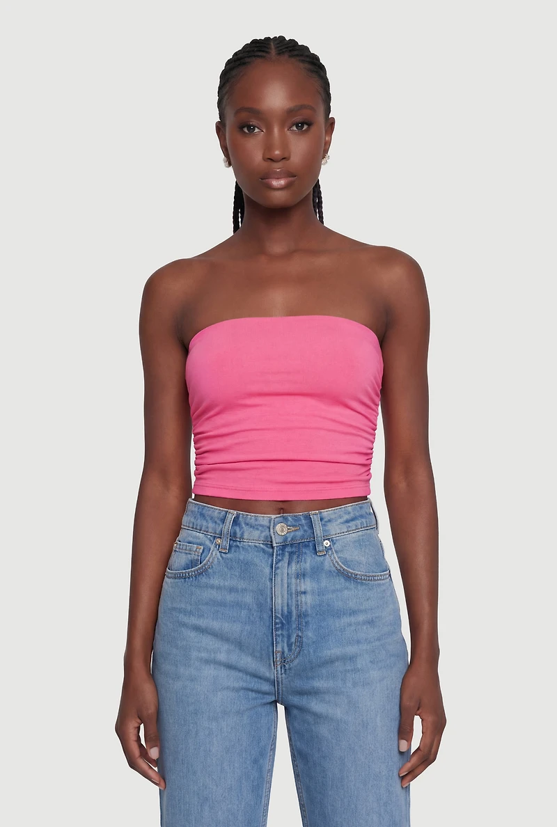 Tube Top with Ruching