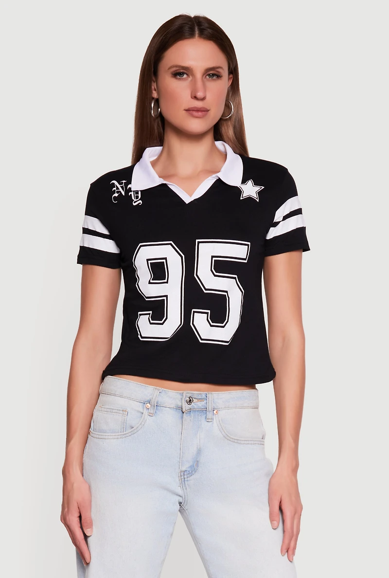 NY 95 Graphic Polo Tee