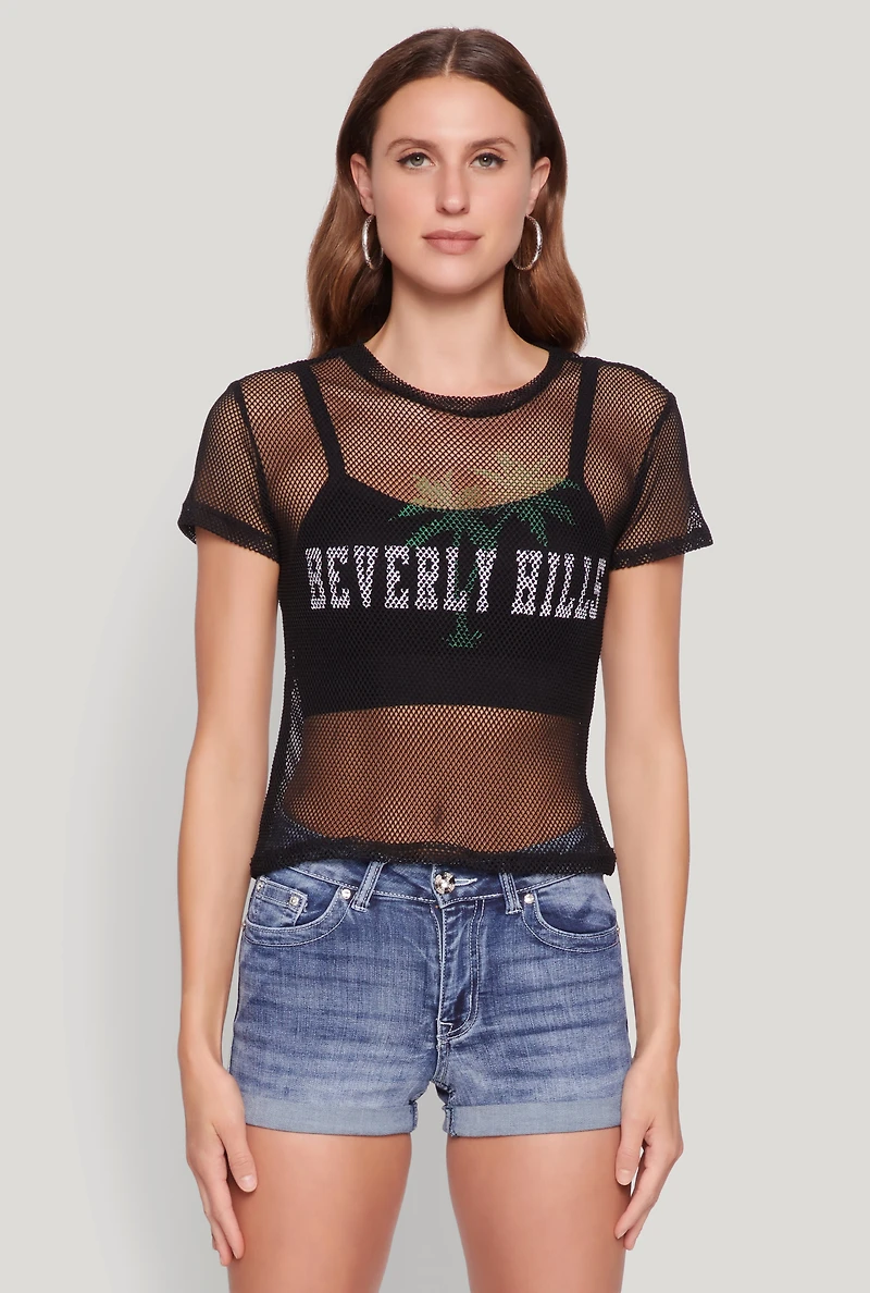 Beverly Hills Fishnet Top