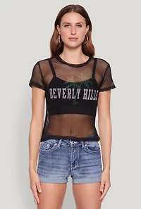 Beverly Hills Fishnet Top