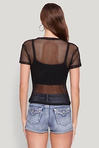 Beverly Hills Fishnet Top