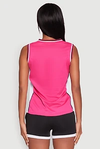 Womens Graphic Basketball Jersey, Pink,