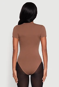 Crew Neck Short Sleeve Bodysuit