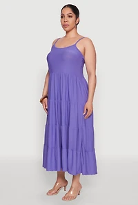Plus Cami Tiered Maxi Sundress