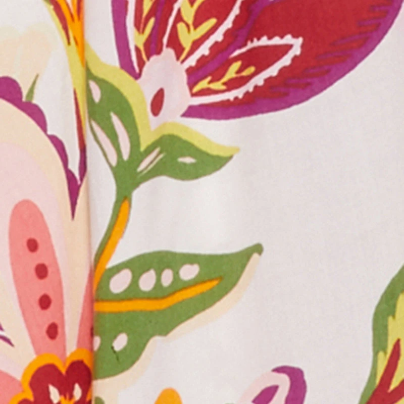 Plus Floral Sleeveless Sundress with Square Neck and Sharkbite Hem