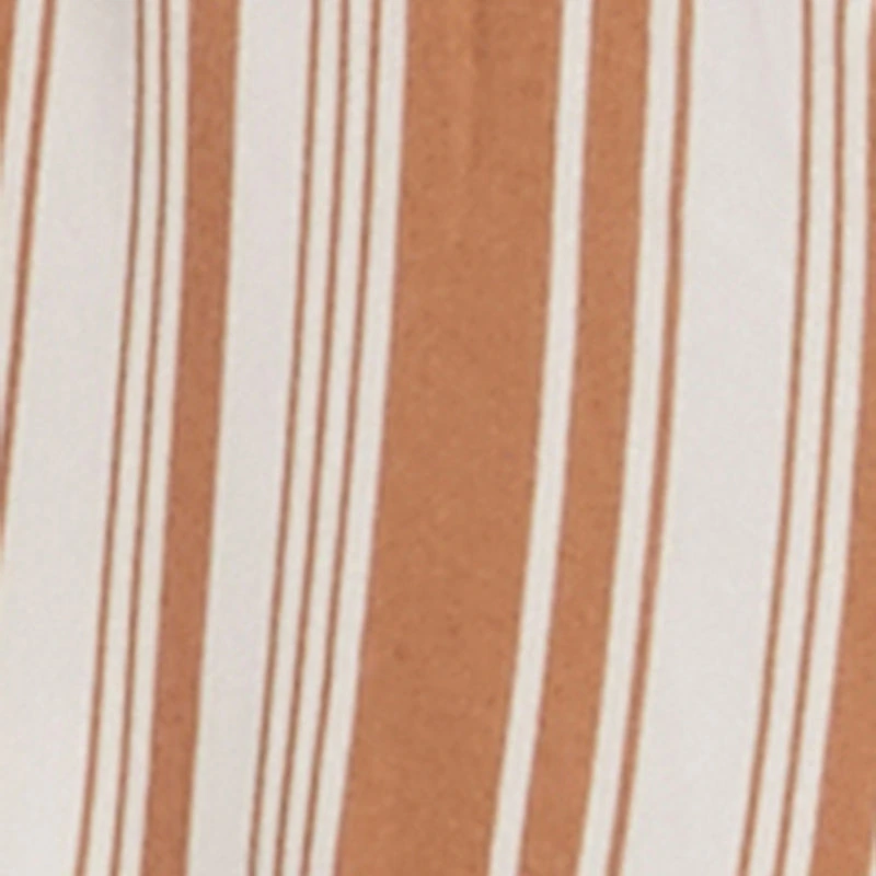 Plus Striped Midi Shirt Dress