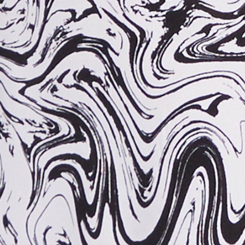 Plus Airy Swirl Print Empire Waist Dress