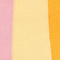 Plus Striped Crochet Fold Over Off The Shoulder Dress