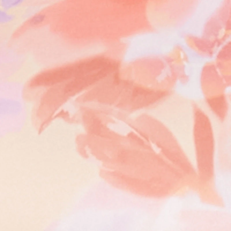 Plus Floral Print Side Slit Cut Out Detail Dress