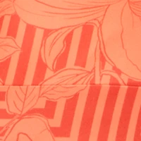 Plus Floral Geometric Striped Bustier Maxi Dress