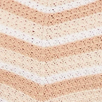 Plus Chevron Crochet Halter Midi Dress