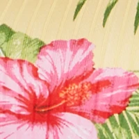 Plus Floral Print Side Slit Midi Dress