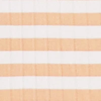 Plus Striped Rib Knit Side Slit Cami Maxi Dress