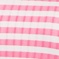 Plus Striped Rib Knit Side Slit Cami Maxi Dress