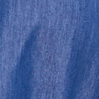 Plus Denim Smocked Tube Jumpsuit