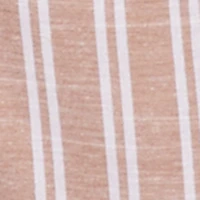 Plus Smocked Pinstripe Jumpsuit