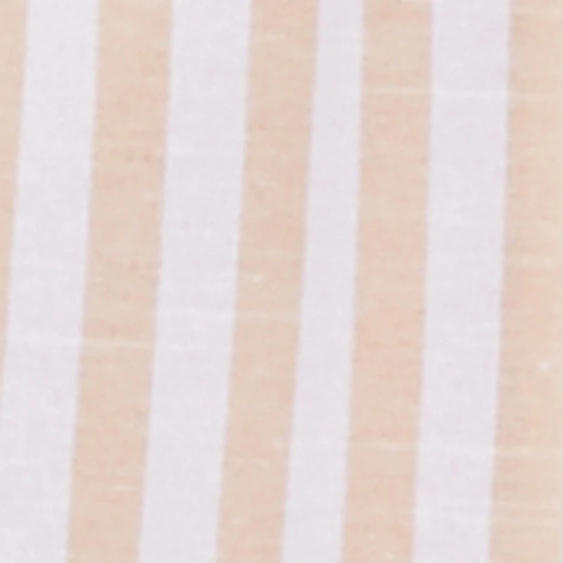 Plus Wooden Beaded Detail Striped Jumpsuit