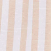 Plus Wooden Beaded Detail Striped Jumpsuit