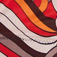 Abstract Print Convertible Bustier Top