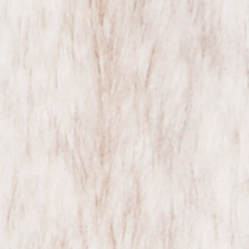 Faux Fur Backless Halter Top
