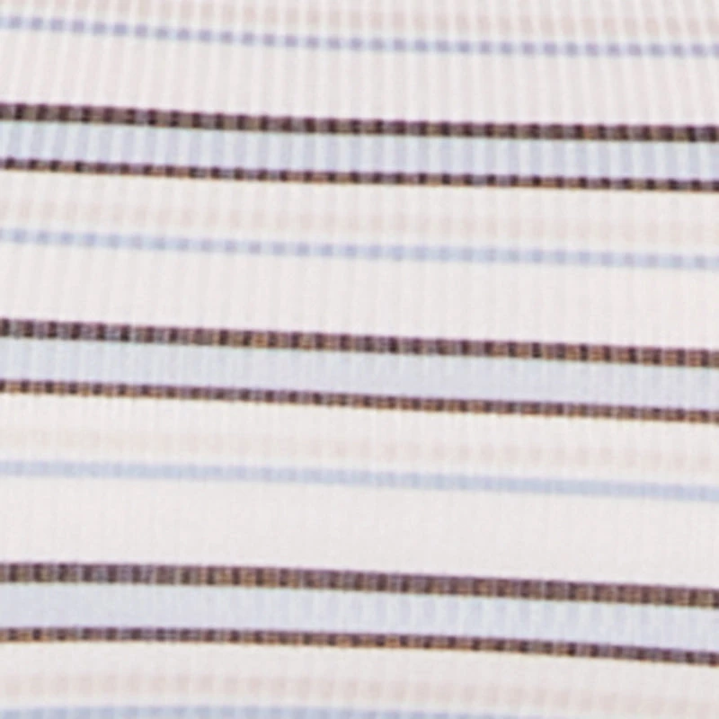 Striped Ribbed Knit Cropped Tank Top