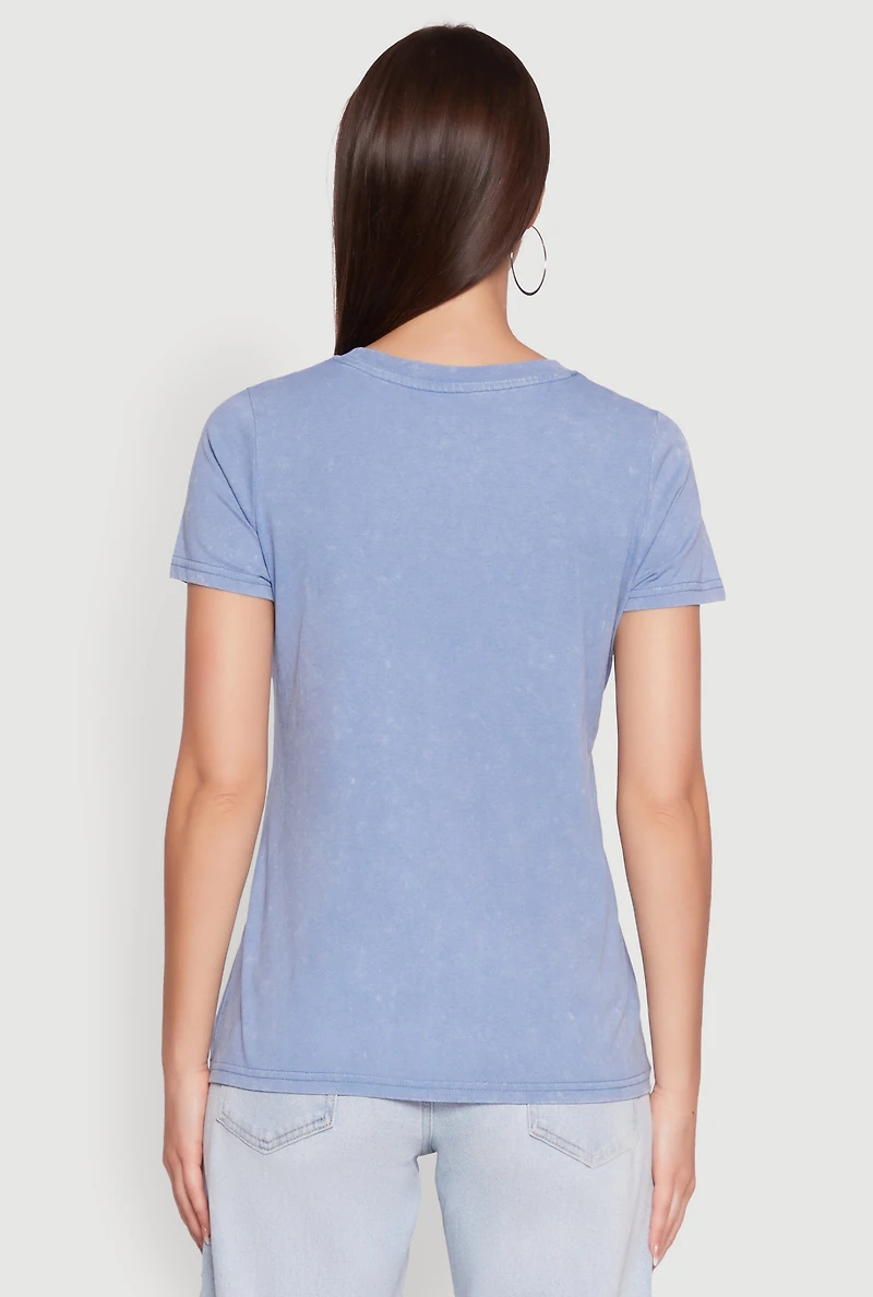 Mineral Wash Good Vibes Forever Graphic Tee