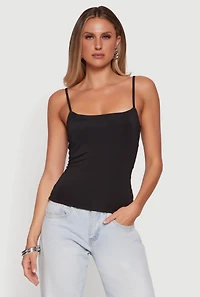 Padded Cup Scoop Neck Cami