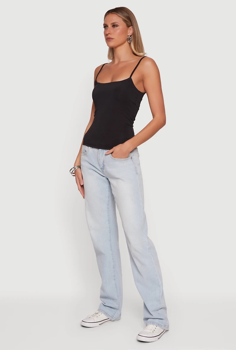 Padded Cup Scoop Neck Cami