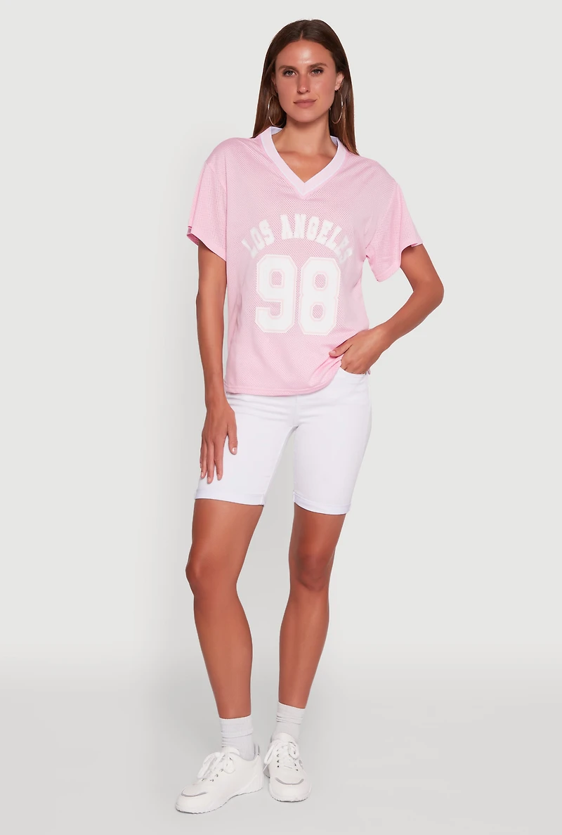 Iris Los Angeles 98 Graphic V-Neck Jersey