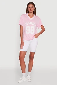 Iris Los Angeles 98 Graphic V-Neck Jersey