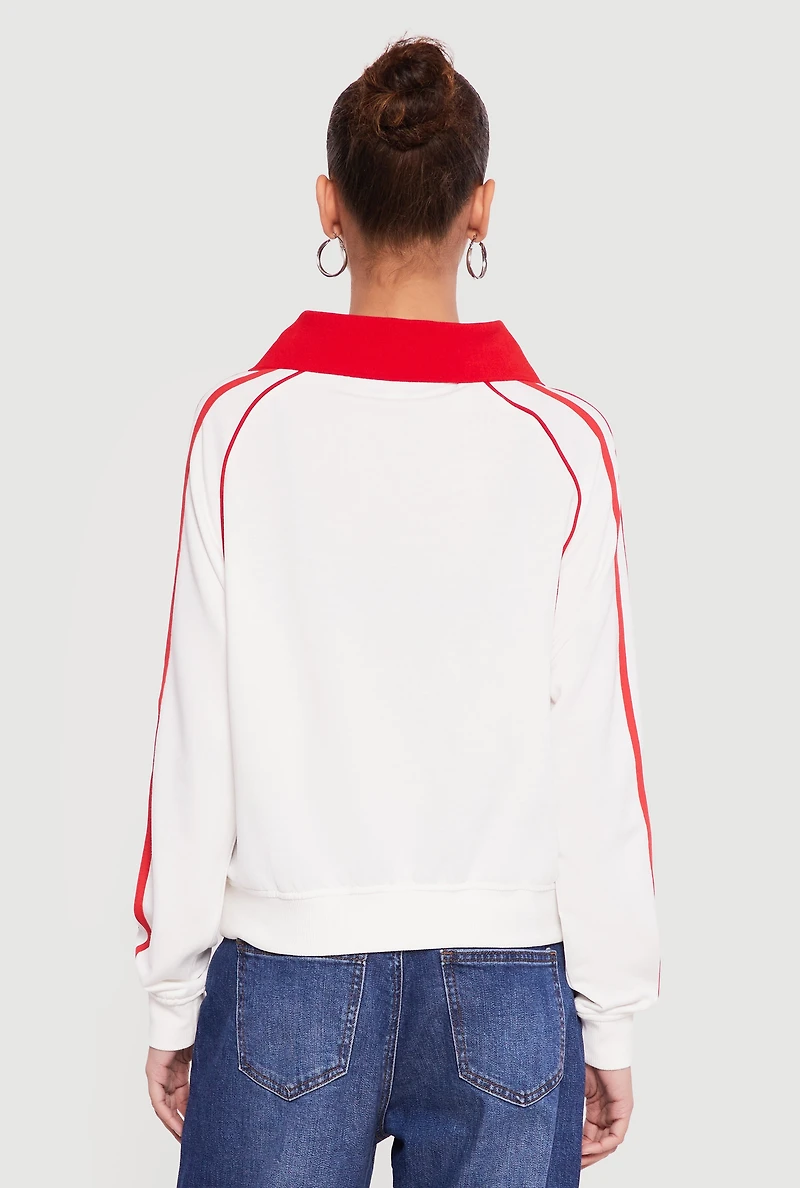 Los Angeles 13 Graphic Polo Sweatshirt