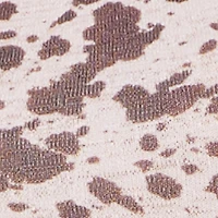 Cow Print Side Ruched Tank Top