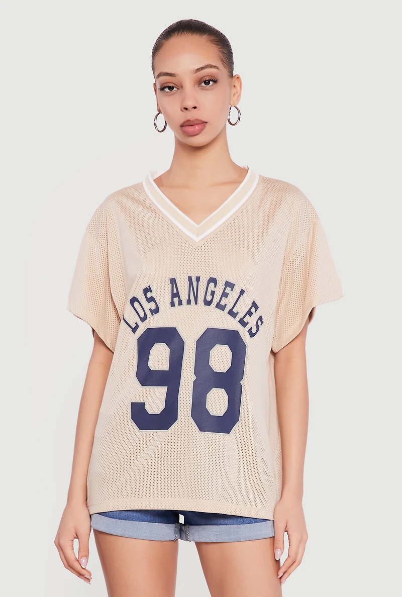 Los Angeles 98 Graphic Football Jersey