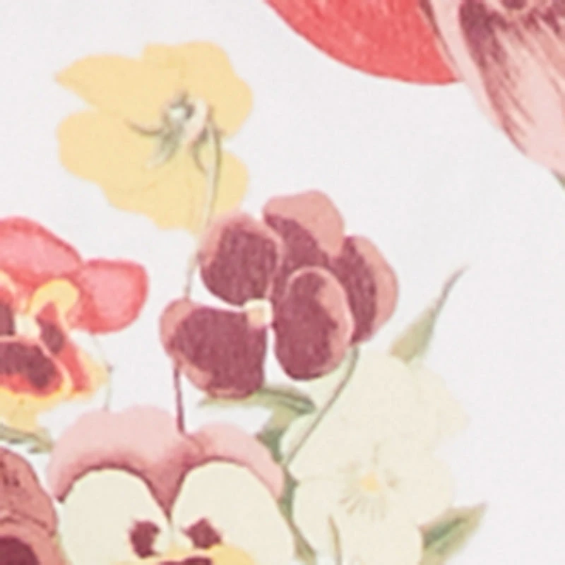 Patterned Ruched Side Tube Top