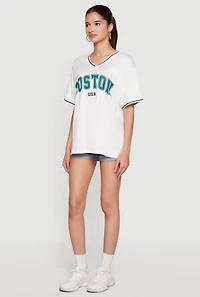 City Graphic Jersey Top