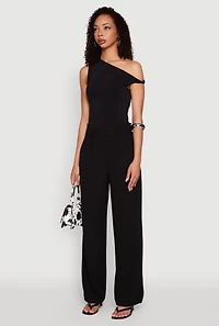 Womens Almost Famous Twist Sleeve Blouse, M