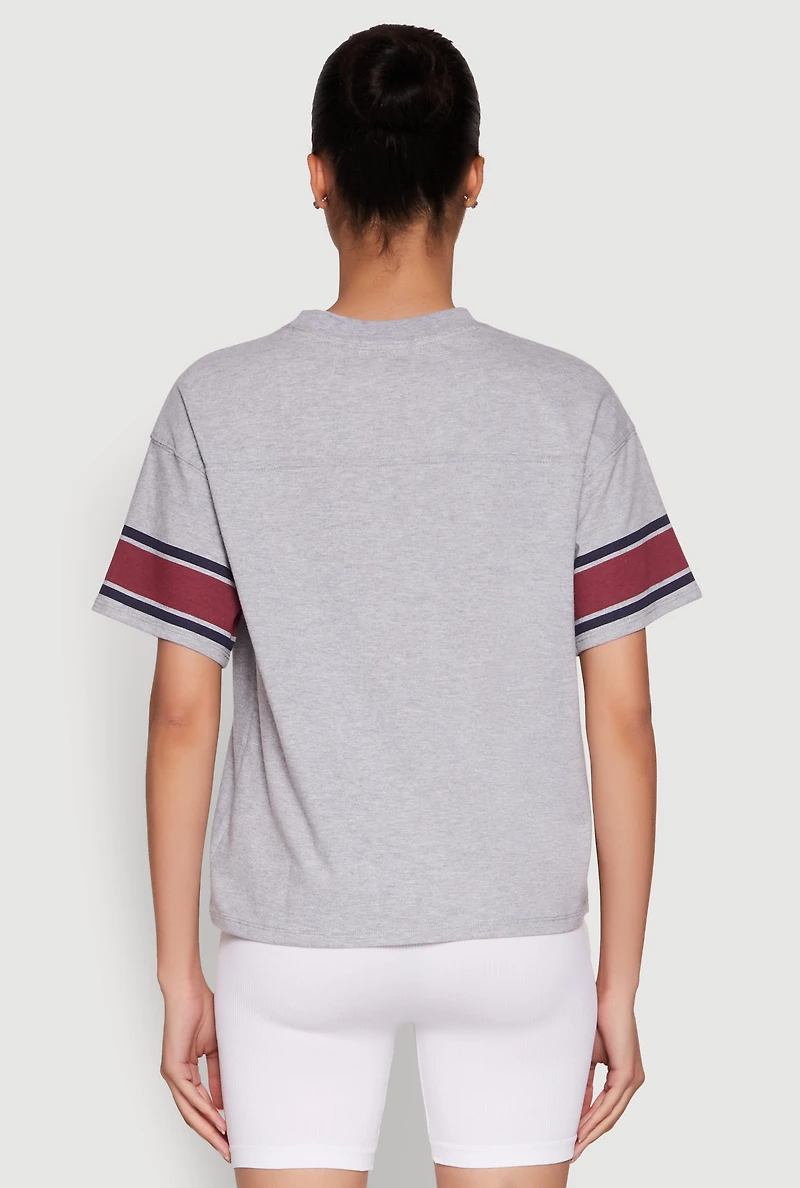 Almost Famous Graphic Varsity T Shirt