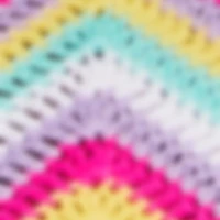 Trendy Crochet Chevron Cropped Halter Top