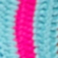 Trendy Crochet Patterned Cropped Halter Top