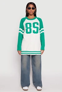 Womens Daisy 85 Raglan Sleeve Tunic Sweater,