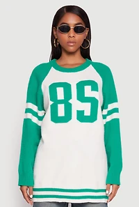 Womens Daisy 85 Raglan Sleeve Tunic Sweater,