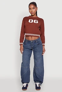 Womens 06 Cropped Sweater, L
